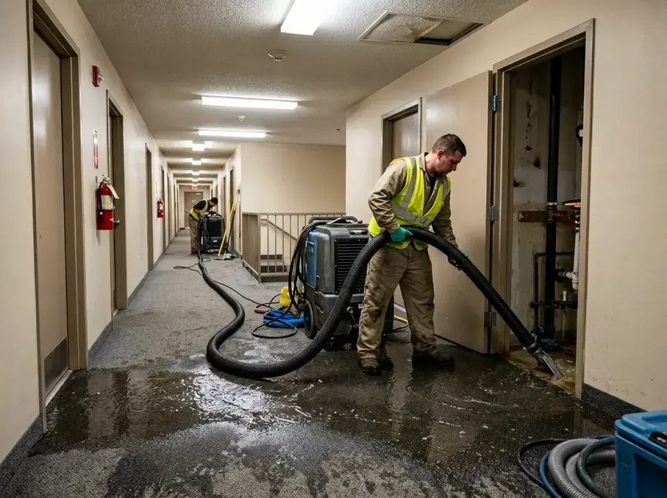 multi-unit-apartment-hallway-f-005 — frequently asked questions, Emergency Burst Pipe Water Extraction & Removal in Northamp…